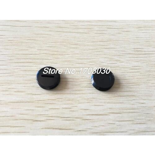 20 Pcs Black Screw 13mm Dia Carbon Brush Holder Caps Cover for Motor