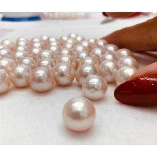 2021 hot sale china factory wholesale Round pearl freshwater pearl 1pcs/lot AAA 3mm-10mm white round freshwater pearl