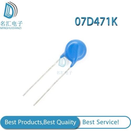 50pcs varistor 07D471K 470V piezoresistor 7D471K 07D471