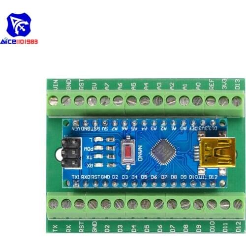 Diymore CH340 CH340G Nano V3.0 Microcontroller ATMEGA328 ATMEGA328P Nano V3.0 Terminal Development Board for Arduino