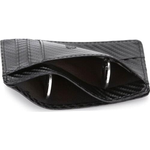 Men Slim RFID Blocking Wallet PU Leather Credit Card Holder Cards Case Pocket 63HC