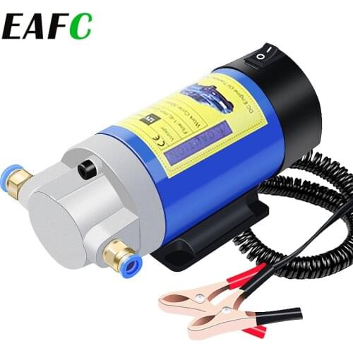 100W Electric Oil Transfer Pump 4L/min Portable Car 12V Extractor Fluid Suction Electric Change Fuel Pump Siphon Tool