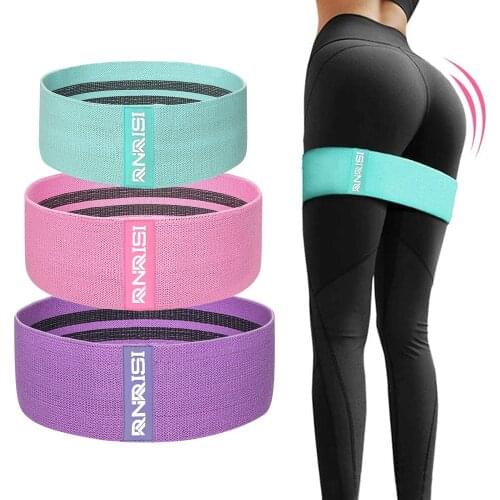 Resistance Bands Fitness Rubber Elastic Yoga Resistance Bands Set Hip Circle Expander Bands Gym Fitness Booty Band Home Workout