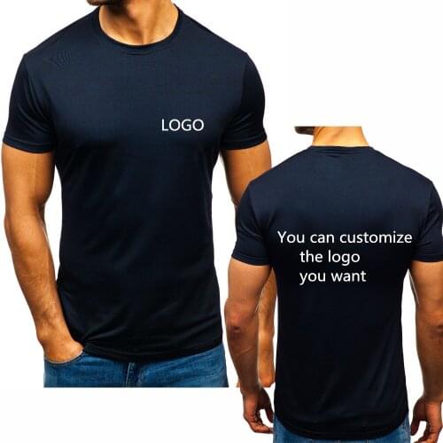 New in 2020 Mens T-Shirt Summer High Quality Mens Short Sleeve casual Fashion casual male Crew neck Comfortable Cotton T-Shirt