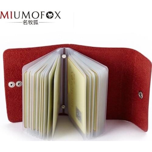 Hot Sale Cow Leather Solid Card Holder Passport Cover Credit Card Holder For Women Men Travel Wallet Book ID More Cards Case