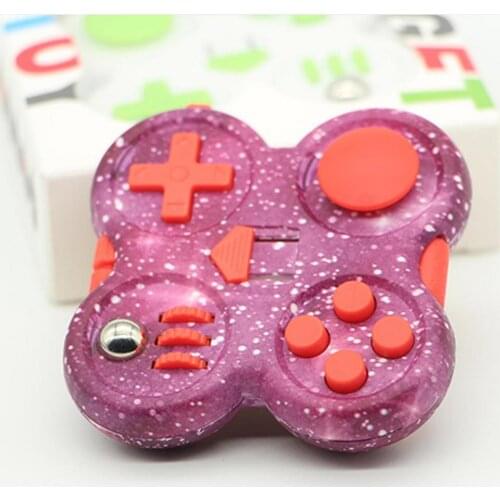 Stress Relief Sensory Finger Toy Fidget Decompression Button Toy Antistress Magic Cube Relieve Anxiety Boredom Tips Adult