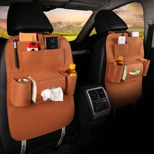 Multifunctional vehicle mounted back seat bag storage bag for back seat of automobile articles