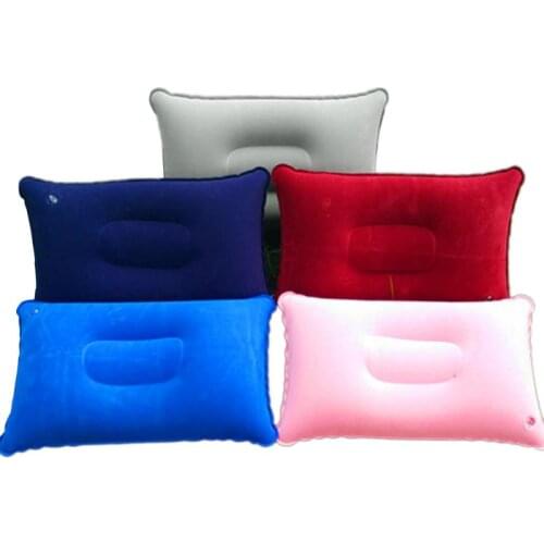 Portable Inflatable Travel Neck Pillow Soft Air Shape Health Pillow Sleep Outdoor Head Air Cushion Break Rest Accessories TSLM1