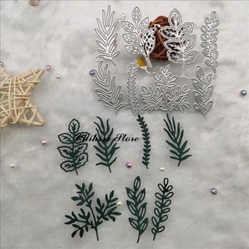 Leaves dies New 2020 Metal Cutting Dies For DIY Scrapbooking Card Album Photo Decoration Embossing Folder
