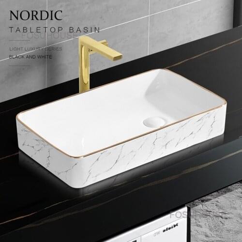 Bathroom Sink Side Water Balcony Household Wash Basin Pool Single Basin Phnom Penh Toilet Stone Pattern Wash Basin With Bassin