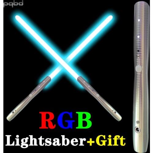 Pqbd Lightsaber Shadow hit light sound effect Metal laser sword childrens luminous and sound toy