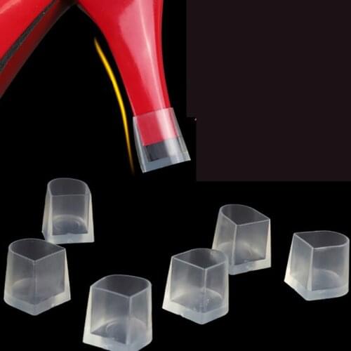 USHINE Two Pairs High heel Protector Covers Heel Stoppers non-slip Silicone For Wedding Shoes Latin Ballroom Dance Shoes Woman