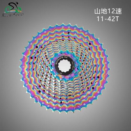 Rihui Bicycle Flywheel 12-Speed 24-Speed Color Mountain Flywheel Bicycle Mountain Bike Flywheel Wholesale 11-42t cassette