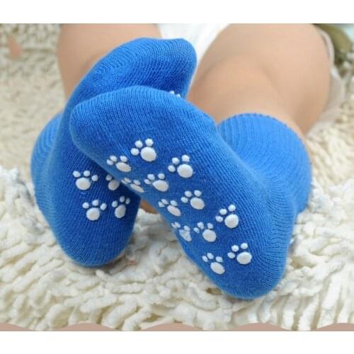 1 pairs Baby Socks Autumn Cotton Korean Flanging Candy Colors Baby Boys Socks Girls Socks 0-3 Year Non-slip Children Socks