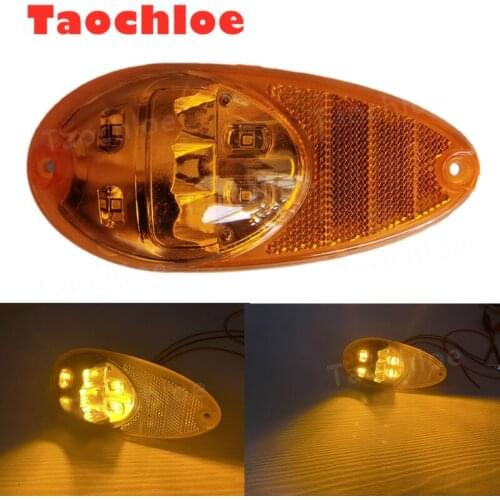 1x 10-30v Farol 5LED BIVOLTAJE BUS brazil bus side markers lights turn signal lights Falco Orion For Volvo bus Marcopolo bus