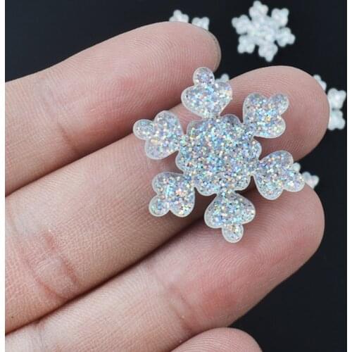 10pcs/Lot Snow Slice Charms for Slime Additives DIY Supplies Children Kids Polymer Clay for Slimes Fluffy Lizun Accessories Kits