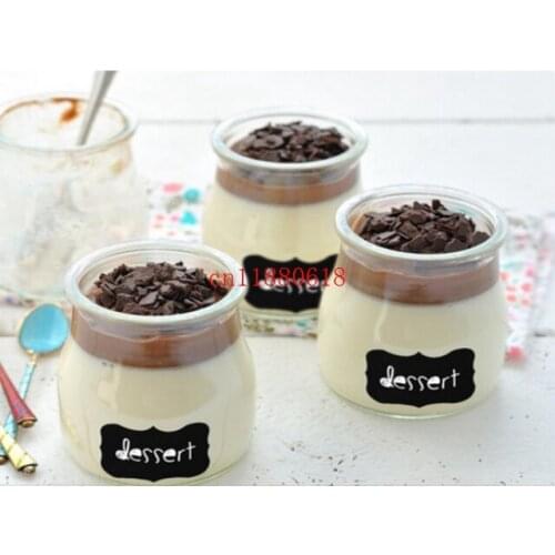 10000pcs/lot Free Shipping 50x35mm Chalkboard Blackboard Chalk Board Stickers Craft Kitchen Jar Labels