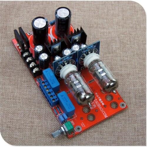 12AU7 12AT7 12AX7 6N4 6N10 SRPP tube preamplifier board. Good dynamic effect and wide sound range
