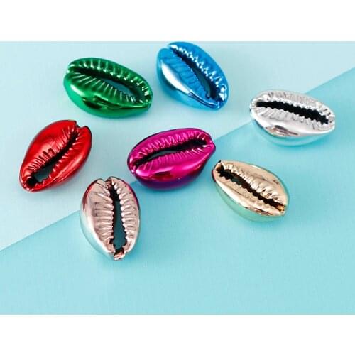 20PCS Cowry Cowrie Beach Fashion shells Sea Shells for DIY Caft Decor Jewelery Craft Accessories Shell Charm Jewelry bracelet