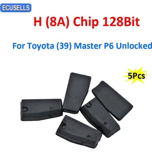 5Pcs/Lot H 8A Car Key Chip 128Bit For Toyota (39) Master P6 Unlocked Blank Transponder Chip (Aftermarket) for Toyota Rav4 Camry