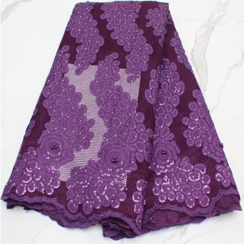 African Sequins Lace Fabric New Arrival Nigerian Tulle Mesh Lace Fabric For Wedding 3d Sequins Lace Fabrics with Party 4287B