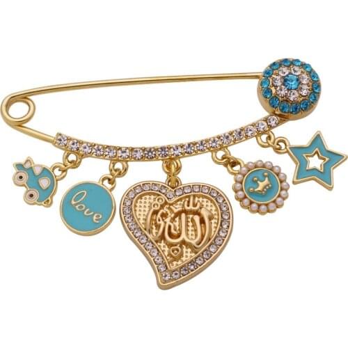 Muslim Allah brooch baby pin