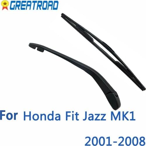 Wiper 14" Rear Wiper Blade & Arm Set For Honda Fit Jazz MK1 2001 -2008 Windshield Windscreen Window 2002 2003 2004 2005 US $8.83