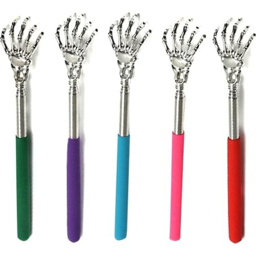 Stainless Steel Back Scratcher Telescopic Itch Massager Relax Tool Back Massage Promotion Tools For Back Scratcher Tool Random