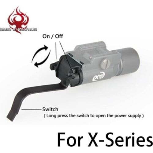 Night Evolution X-Series Tactical Flashlight Grip Switch Assembly Softair Airsoft Gun Parts Weapon Light Accessories NE04044