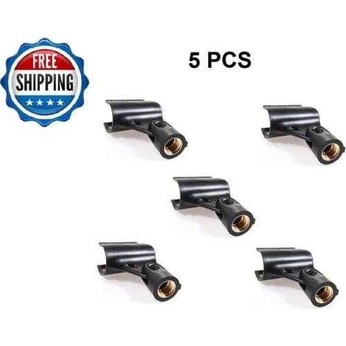 NEW 5 PCS microphone clips stand mount holder for SM58 SM57 58A 57A Wired Microphone microfono