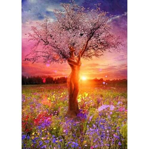 NEW ! 5D Diamond mosaic Diamond embroidery beauty tree Full picture of rhinestones 5d diy diamond painting Sets for embroidery