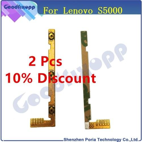 Original For Lenovo S5000 Power On Off Volume Button Up Down Key Flex Cable Ribbon Replacement Parts For Lenovo S5000 Cable