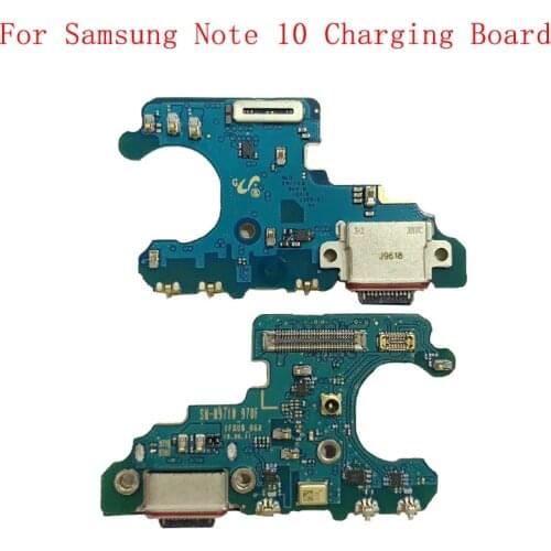 Original USB Charger Port Dock Board For Samsung Galaxy Note10 N970F N970U Note10 Plus N975 Note 10 lite N770 USB Charging PCB
