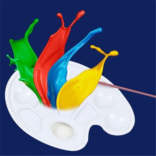 10-Well Art Alternatives Thumb Hole Artist Paint Watercolor Palette White Tray