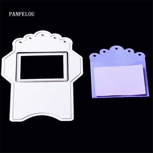 PANFELOU Metal craft Note the box paper die cutting dies for Scrapbooking/DIY Easter wedding Easter cards