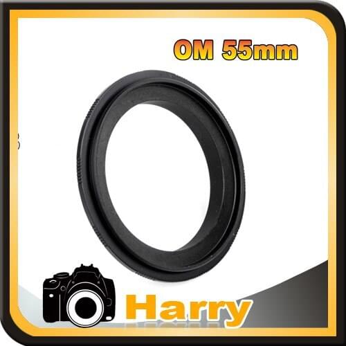 Camera OM-55 55mm Macro Reverse Adapter Ring for Olympus Mount
