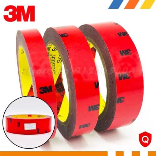 Car Special Double Sided Tape 3M 5608 VHB Gray Strong Acrylic Foam Home 0.8mm Thickness 3M Waterproof Adhesive Wall Decoration