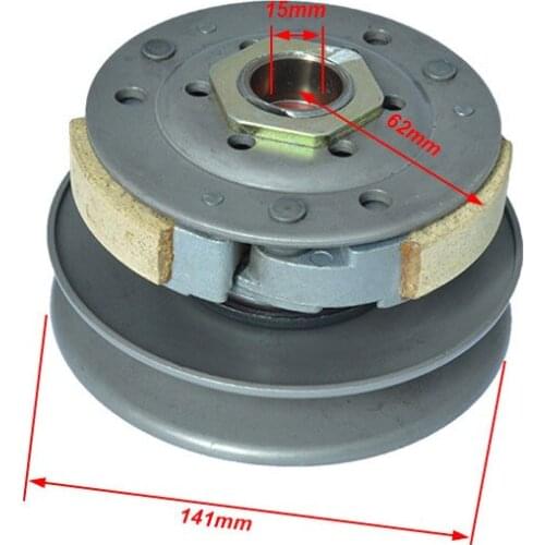 Motorcycle Belt Pulley Driven Wheel Clutch Assembly Cover Component for GY6 125cc 150cc 152QMI 157QMJ Moped Scooter TaoTao