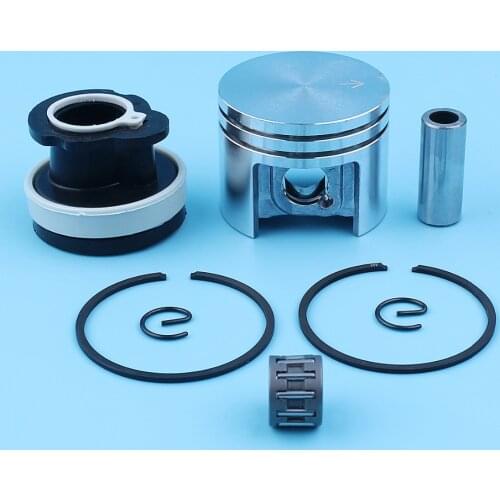 38mm Piston 10mm Pin Ring Criclip Needle Bearing Intake Pipe For Stihl 018 MS180 MS 180C MS170 Chainsaw