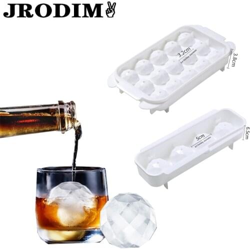 JRODIM Silicone 4/15 Cavity Ice Mold Bar AccessioriesKitchen Tools Ice Sphere Mold with Funnel Ice Cube Ball Maker Mold
