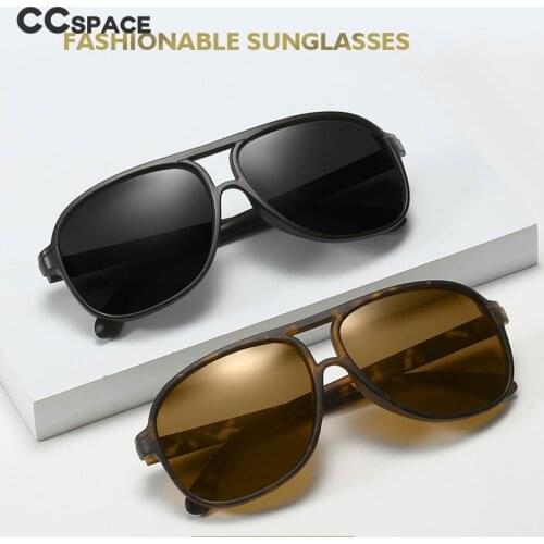 47516 Retro Oversized Polarized Sunglasses Men and Women Fashion Brand Designer Sunshade Uv400 Riding Driving Glasses
