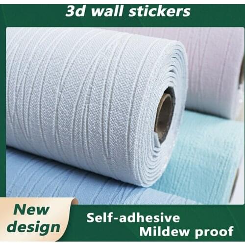 Modern 3D Wallpaper Self-Adhesive 3D Wall Sticker Wall Panel Living Room Bedroom Childrens Room TV Background Wall Decoration