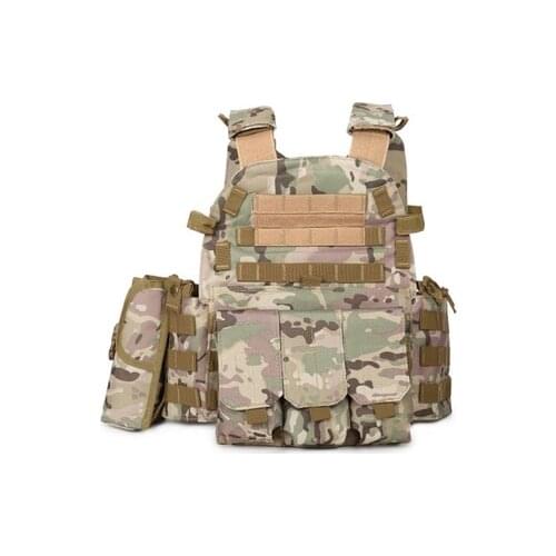 Amphibious MOLLE system Tactical Vest Hunting costume Outdoor amphibious vest tactical equipment CS combat vest camouflage ghost