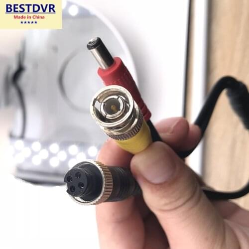 Uzbekistan excavator MDVR adapter cable Aircraft female head to BNC male head video DC male head