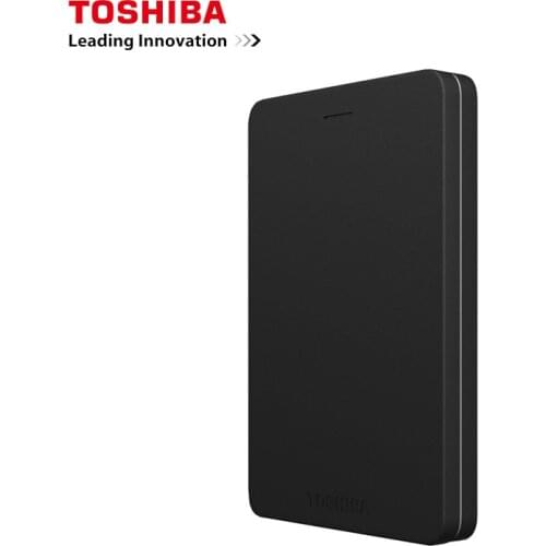 Toshiba External HDD Canvio Alumy 5400RPM 2.5 Inch USB3.0 1TB Portable Hard Drive Disk for Windows Mobile HDD Desktop Laptop