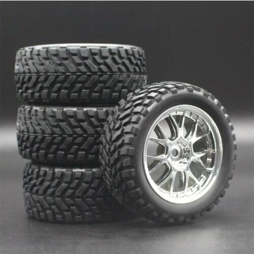 1/10 Racing Tires HSP 94123 94122 D4 FW06 1/16 Off-road Car Tires HuanQi 734 75MM*31MM Tires Strong Grip 9025