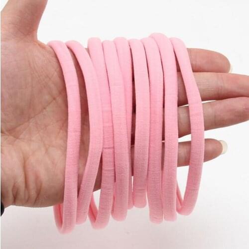 10Pcs/Set DIY Nylon Headband for Baby Girl Hair Accessories Elastic Head Band Kid Children Fashion Headwear Very Stretchy