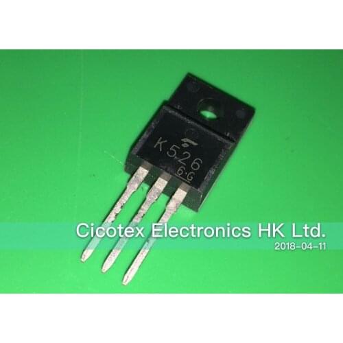 10pcs/lot 2SK526 10A 250V K526 TO-220F MOTOR AND SOLENOID DRIVE APPLICATIONS