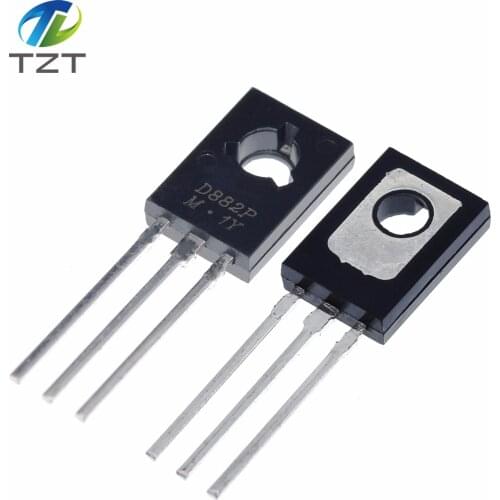10PCS/Lot Triode Transistor D882 2SD882 3A/40V TO-126 NPN Power Triode New Original