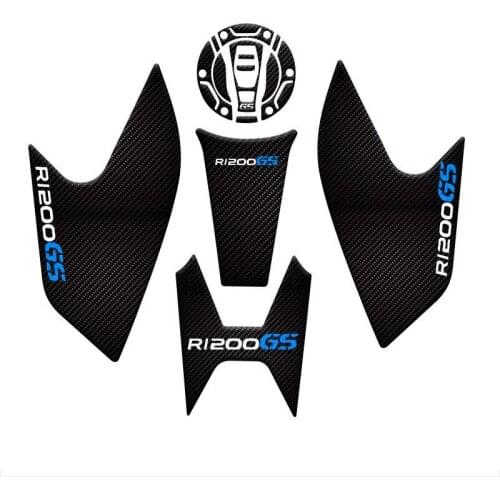 3D Motorcycle Anti slip Tank Pad Sticker Pad Side Gas Knee Grip Protector for BMW R1200GS R 1200 GS 2014-2016 2015 RED blue